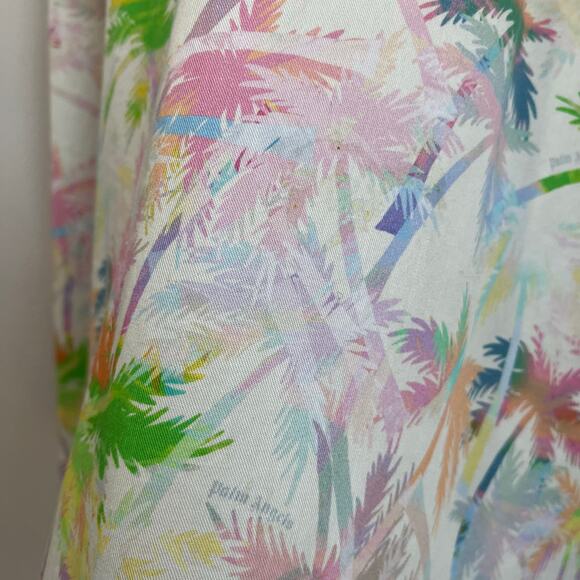 Palm Angels Kids Girls 8 Graphic Palm Tree Print T-Shirt Dress - Picture 7 of 7